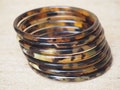 Natural Buffalo Horn Bracelet Set 07 Bangles BS05.D product logo
