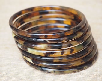 Natural Buffalo Horn Bracelet Set 07 Bangles BS05.D