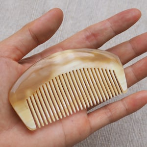 Natural Buffalo Horn Hair Comb HC2