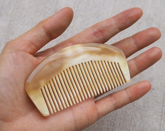 Natural Buffalo Horn Hair Comb HC2