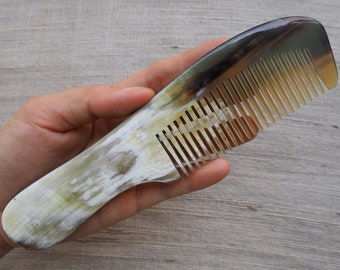 Natural Buffalo Horn Hair Comb HC1