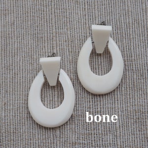 Bone Earrings E36