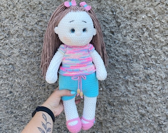 Muñeco de peluche personalizado, primer muñeco de peluche para niña, primer muñeco de bebé, divertido juguete de peluche, peluche personalizado