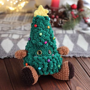 Christmas Tree Crochet Pattern, Amigurumi Xmas Tree PDF Tutorial, Easy Holiday Decor DIY, Crochet Christmas Ornament Pattern