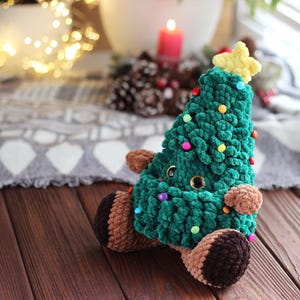 Christmas Tree Crochet Pattern, Amigurumi Xmas Tree PDF Tutorial, Easy Holiday Decor DIY, Crochet Christmas Ornament Pattern