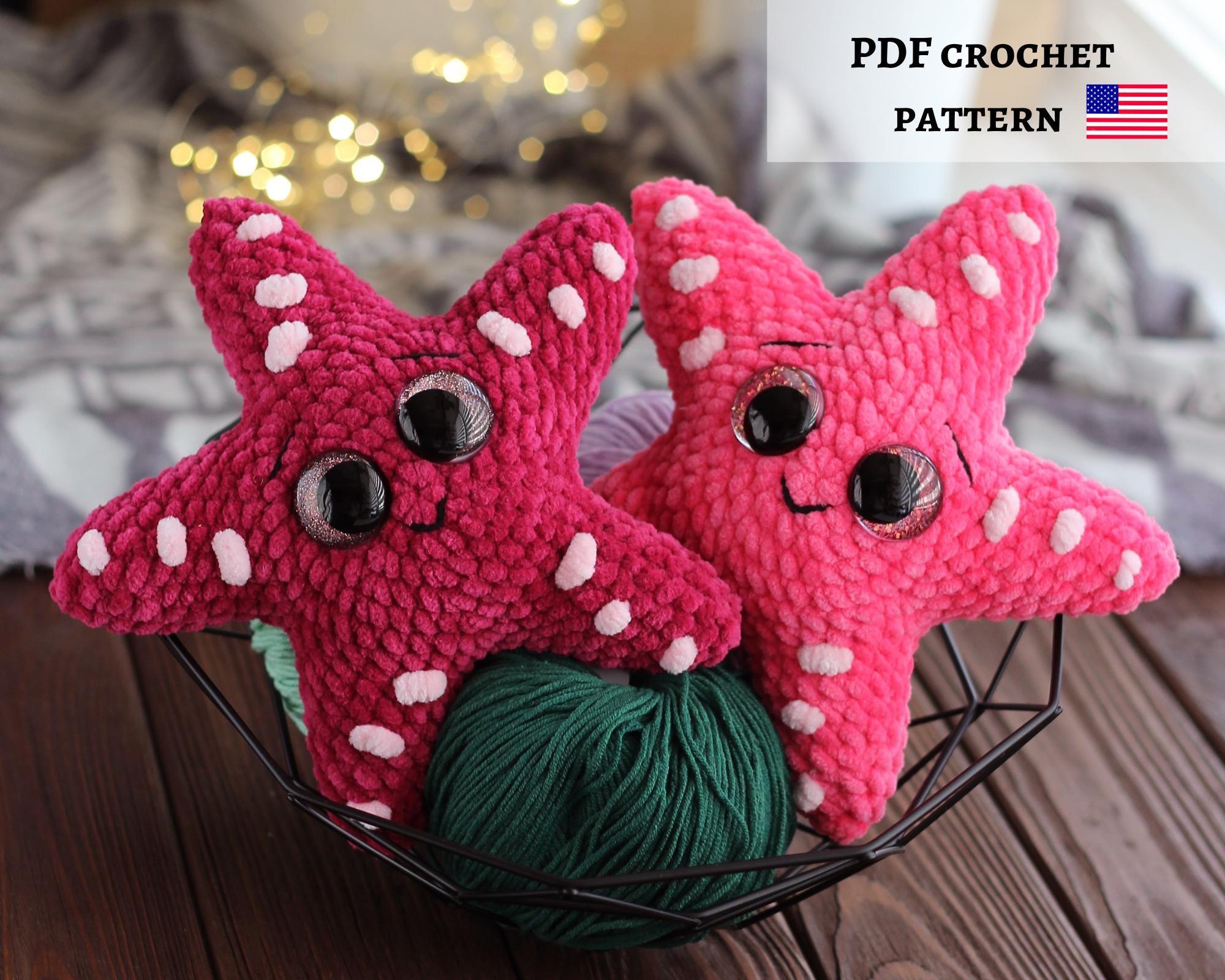 37 Starfish Crochet Patterns for Sea-Inspired Amigurumi, Plush, and Decor 37 Crochet Starfish Pattern: Amigurumi Plush Toy