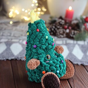 Christmas Tree Crochet Pattern, Amigurumi Xmas Tree PDF Tutorial, Easy Holiday Decor DIY, Crochet Christmas Ornament Pattern