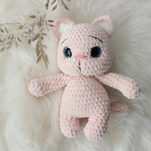 Peluche bébé chat, cadeaux sur le thème des chats, peluche chaton, chaton en peluche, chat kawaii, cadeau pour bébé, peluche chaton