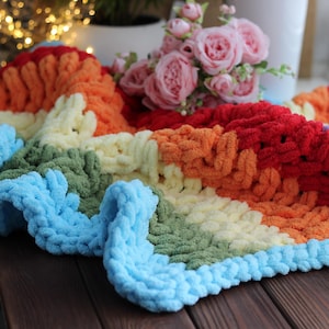 Rainbow blanket, newborn blanket, rainbow baby blanket, soft blanket, newborn baby gift,
