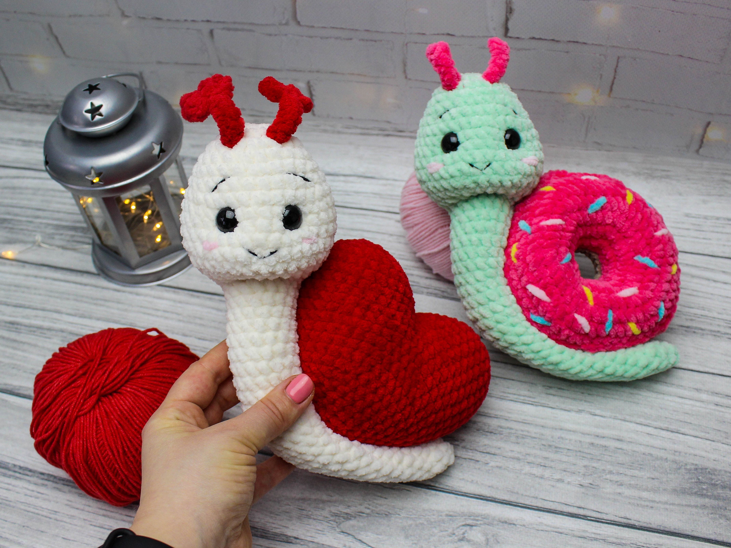 Crochet Plush Snail