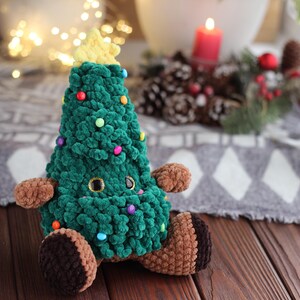 Christmas Tree Crochet Pattern, Amigurumi Xmas Tree PDF Tutorial, Easy Holiday Decor DIY, Crochet Christmas Ornament Pattern