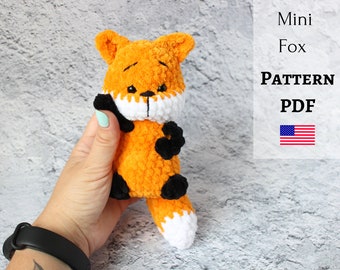Fuchs Häkelanleitung PDF Amigurumi Fox Easy Crochet Pattern Süß Waldtier Anfängerfreundlich Sofort-Download
