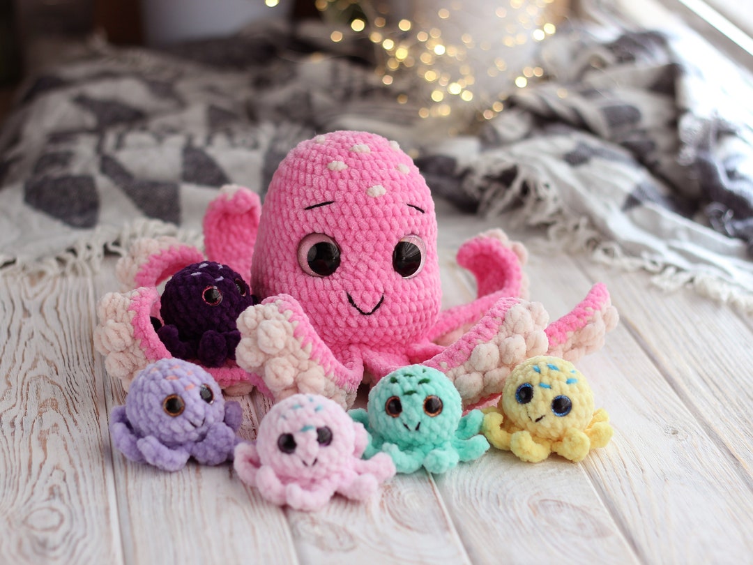 Plush Pulpo Reversible En Republica Dominicana Top Pulpos