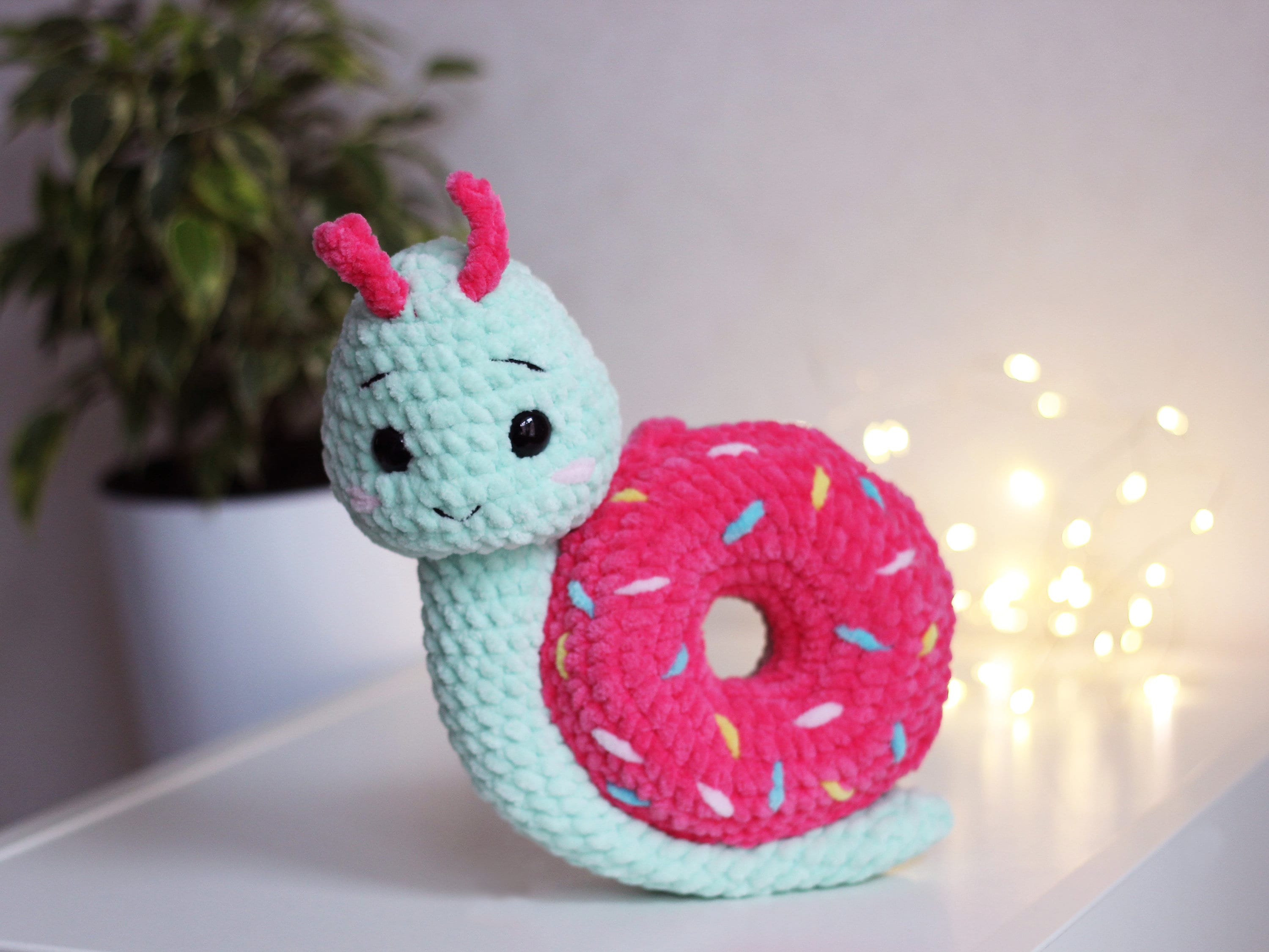 Süße Schnecke Kuscheltier – 23 Cm Flauschiges Plüschtier Aus Kurzflor, Mit PP-Baumwolle Gefüllt