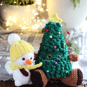 Christmas Tree Crochet Pattern, Amigurumi Xmas Tree PDF Tutorial, Easy Holiday Decor DIY, Crochet Christmas Ornament Pattern