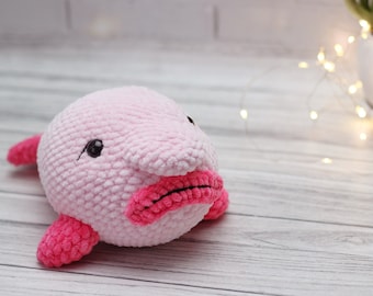 Blobfish plush toy, stuffed blobfish, ugly fish toy, fish lover gift
