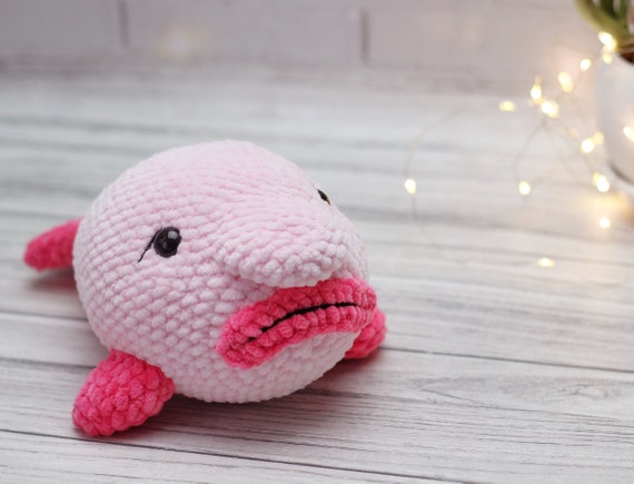 Blobfish Plush Pillow Cute Ugly Fish Blobfish Stuffed Animal