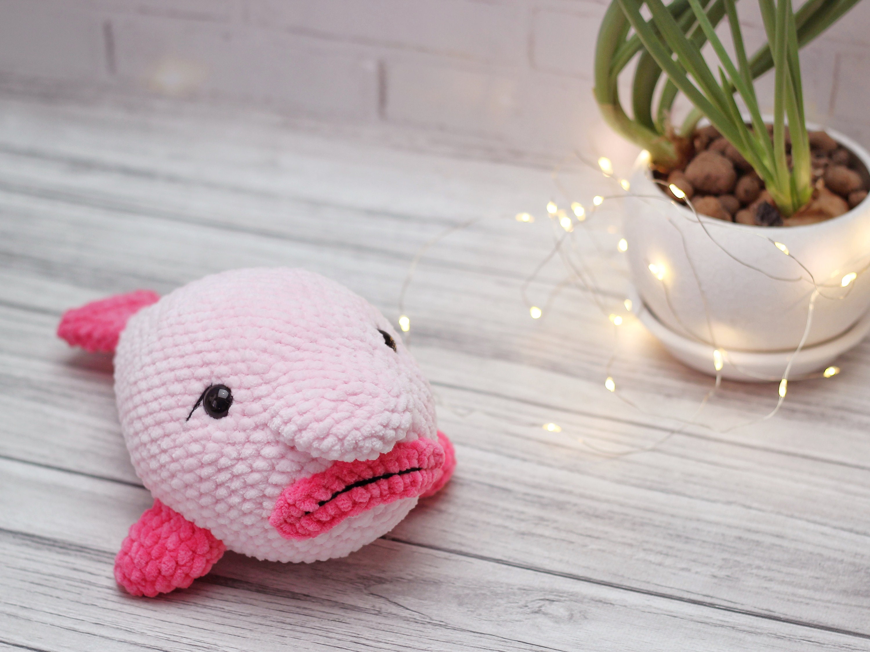 Blobfish Plush Pillow Cute Ugly Fish Blobfish Stuffed Animal