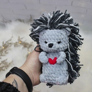 Crochet Hedgehog Amigurumi: Tiny Plush Woodland Animal Toy