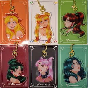Planetary Girls || acrylic keychains