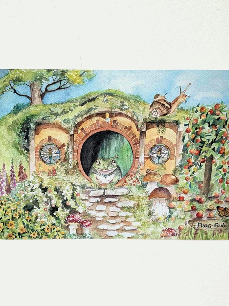 Froggo Baggins Giclee Print image 1