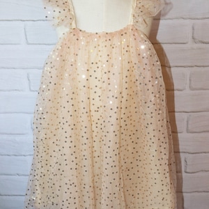 Girl gold sequin dress