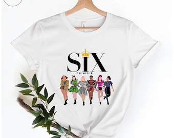 Six The Musical Shirt, Broadway Six Musical Shirt, Musical Theatre Broadway Six Queens Shirt, Hamilton Shirt Gift For Her