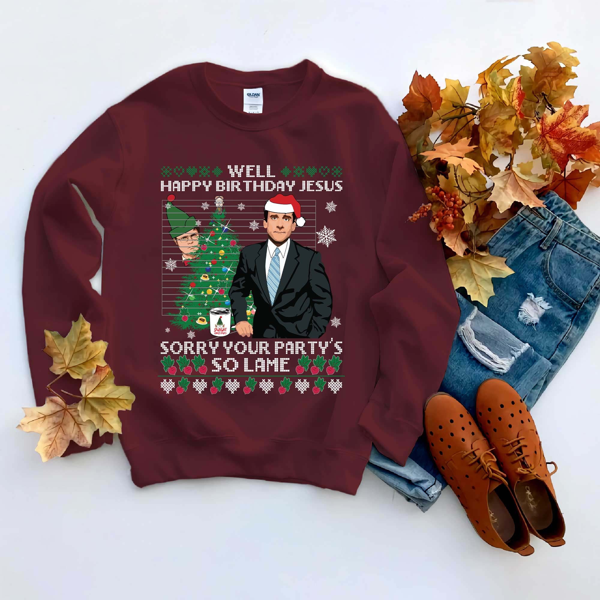 Unisex Sweater the Office Tv Show the Office Christmas Etsy