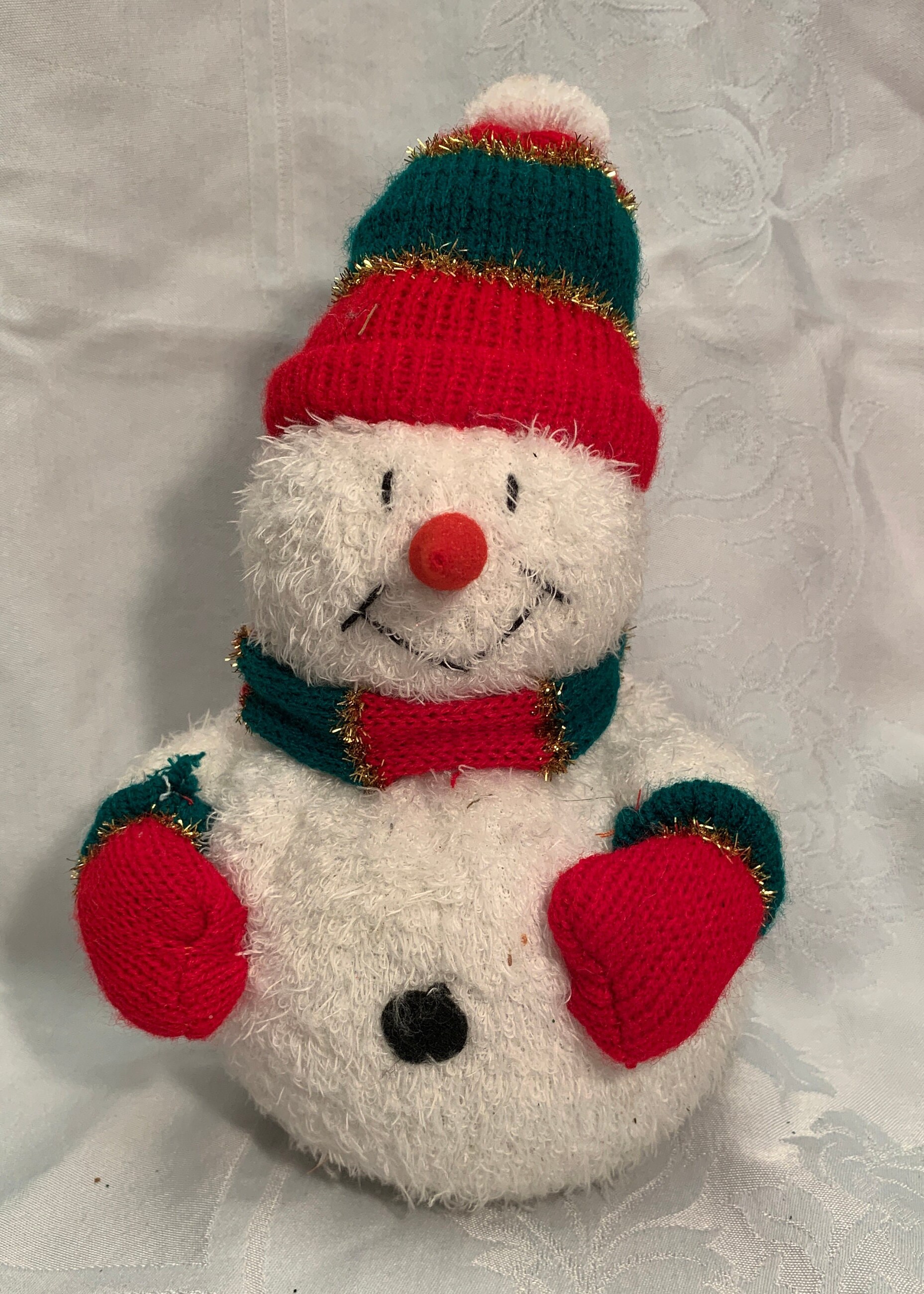 stuffed christmas snowman