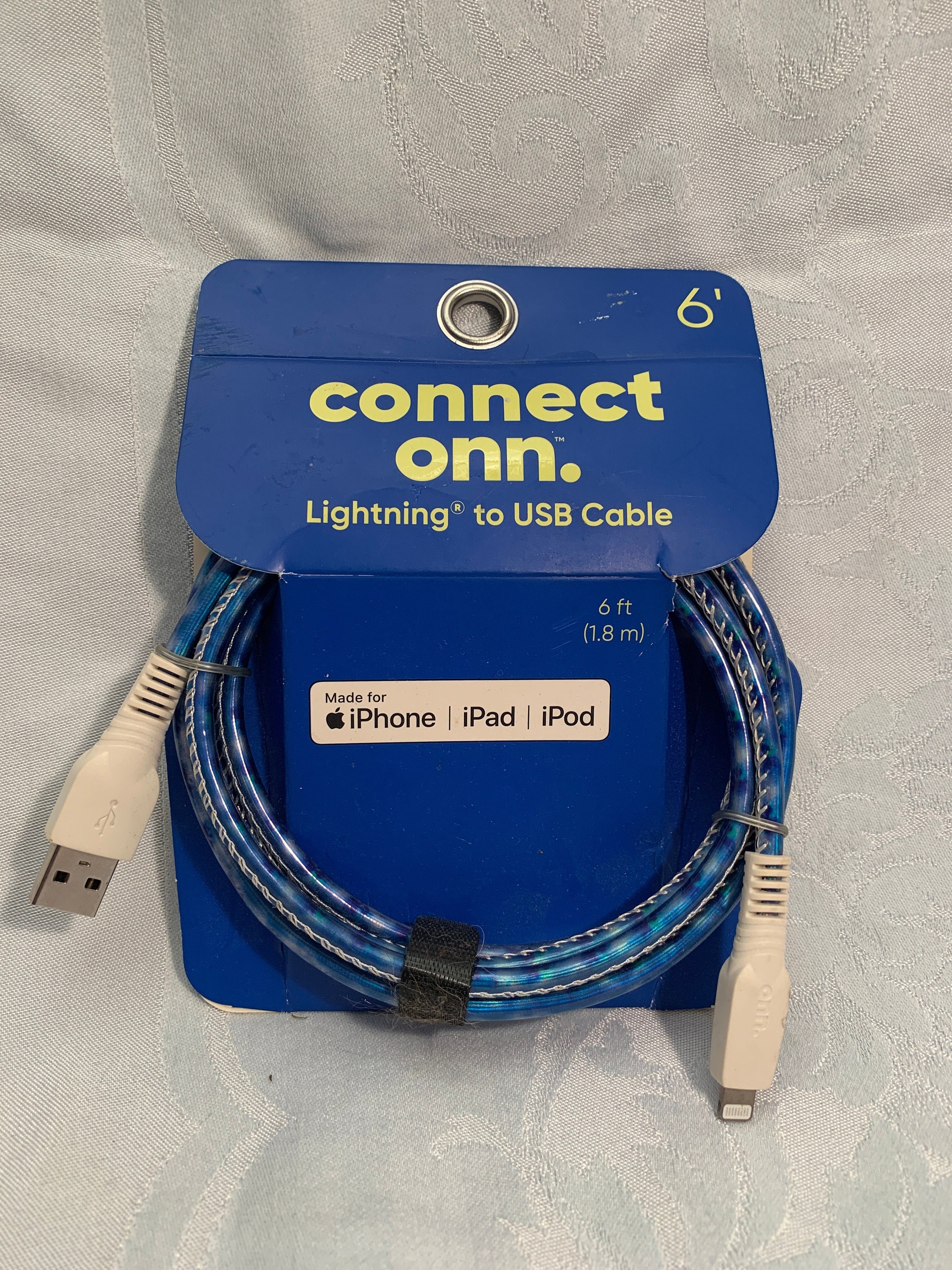 6' Connect Onn. Lighting to USB Cable Made for Iphone Etsy