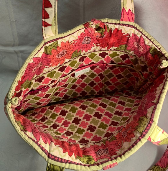 Vintage Vera Bradley Toggle-Close Totebag Handbag - image 4