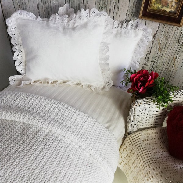 Eyelet Pillow Sham Etsy
