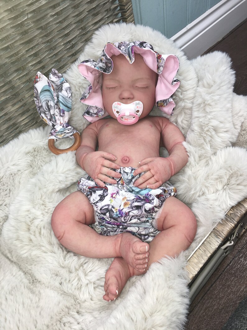 Custom Painted Full Body Silicone Baby Muffin Closed Eyes Open Etsy