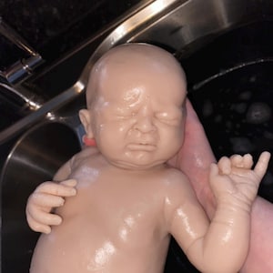 Blank (unpainted) full body silicone kit in super soft blend Amelia Rose