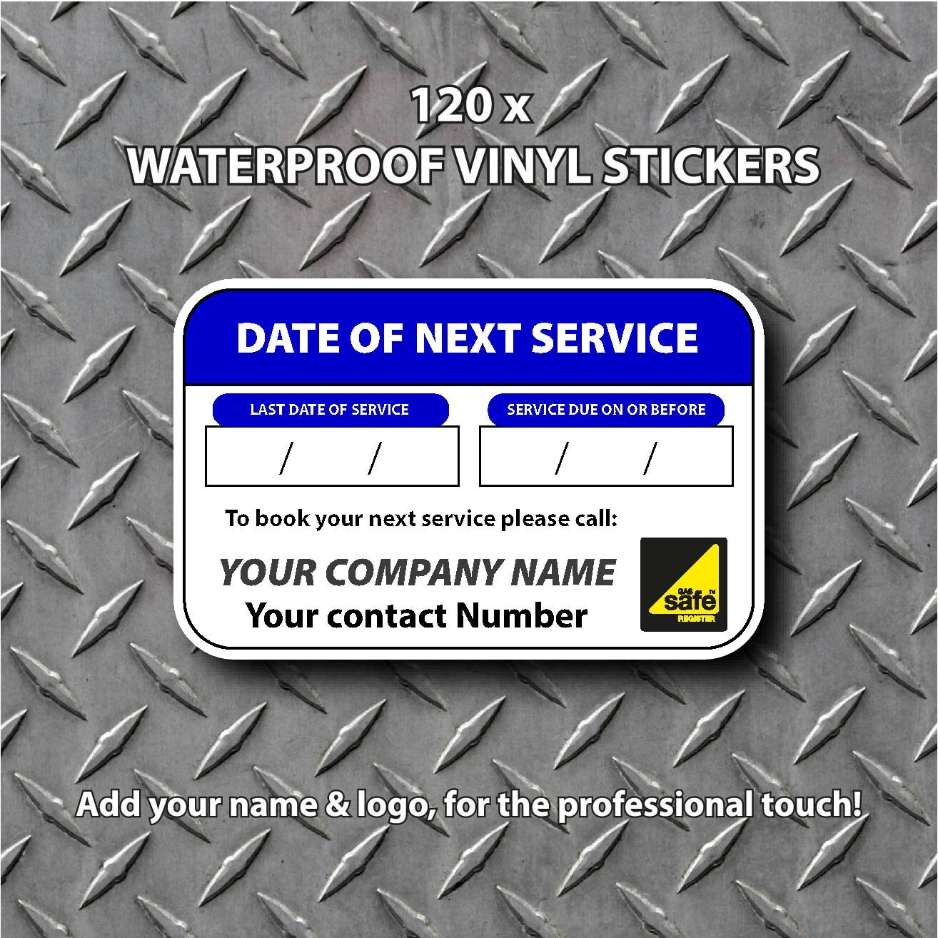 120 x Appliance Service Reminder Stickers labels for Plumber Etsy