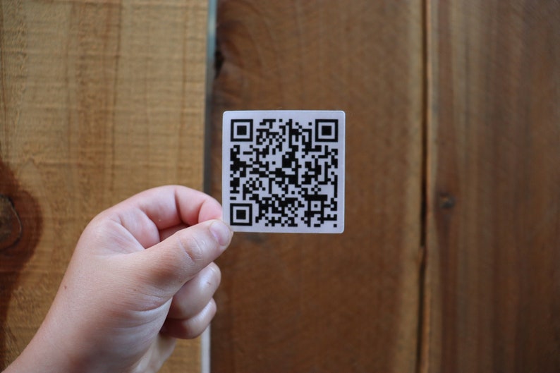 Rick Roll QR Code Sticker Rick Roll Stickers Rick Astley | Etsy