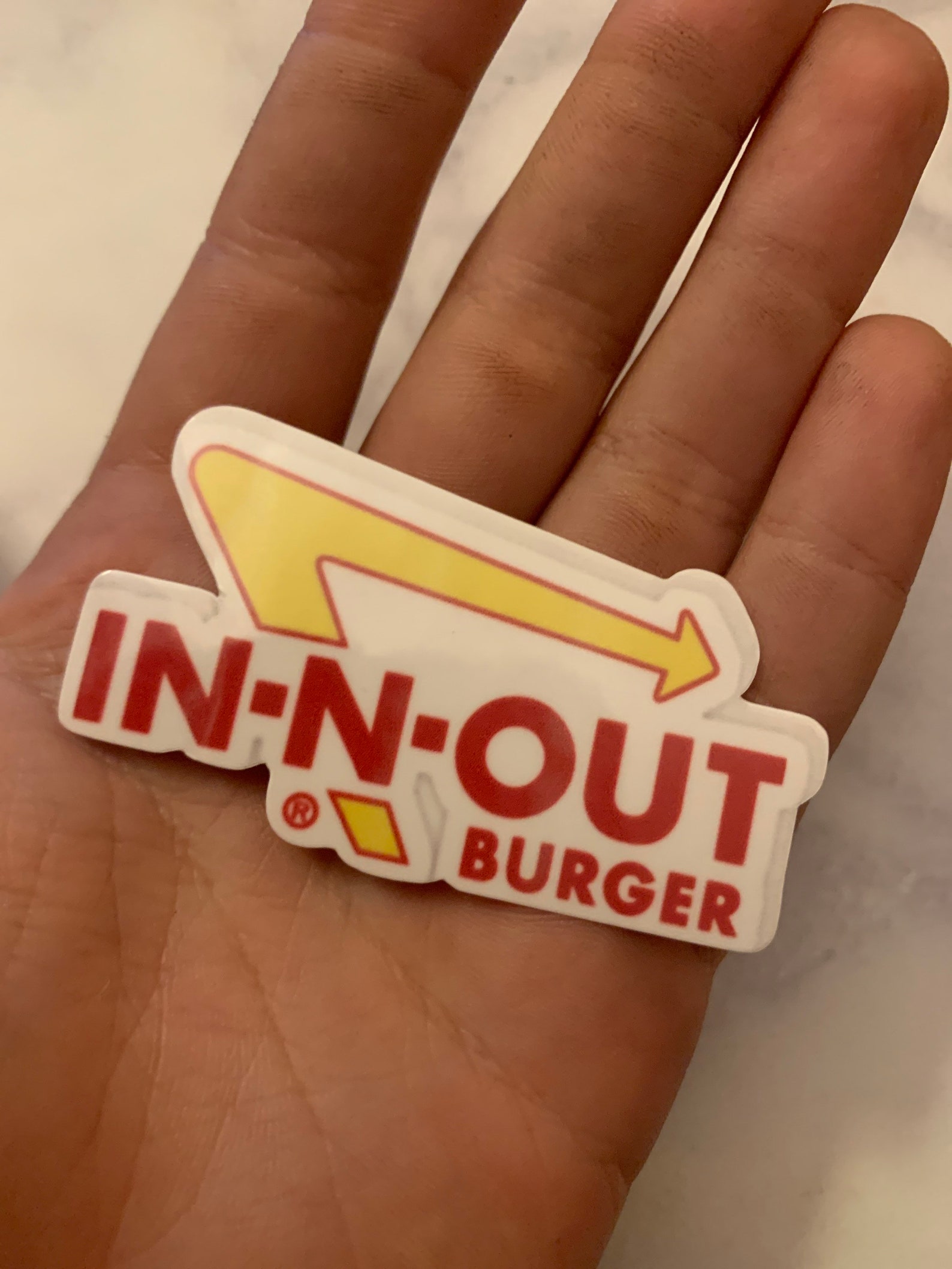 WATERPRROOF IN-N-OUT Sticker Water Bottle Sticker Computer | Etsy