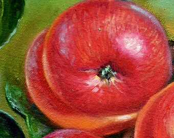 絵画 Apple Apple Painting Hand Painted Original Art 32
