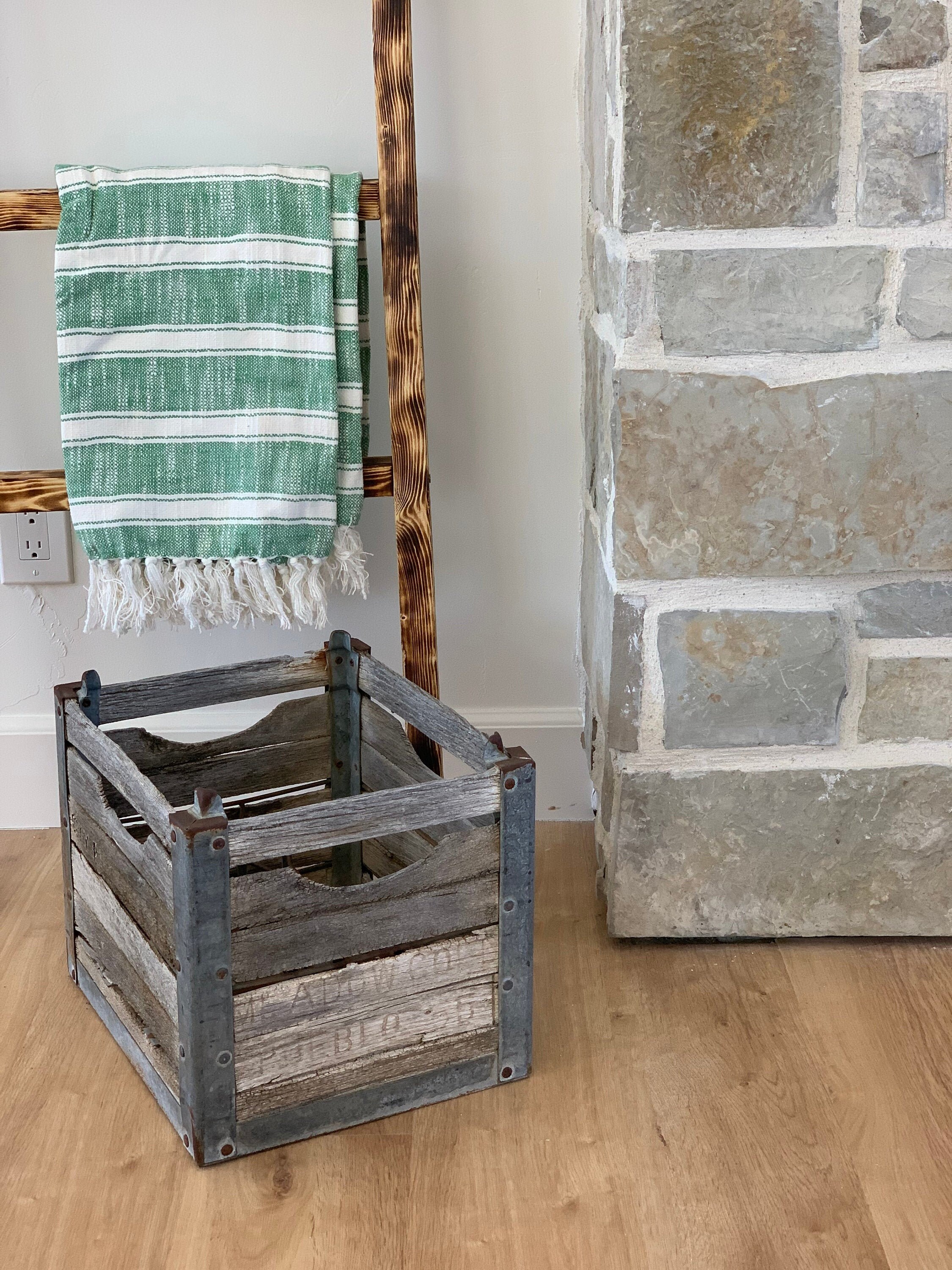 1950's Wood Vintage Milk Crates Etsy