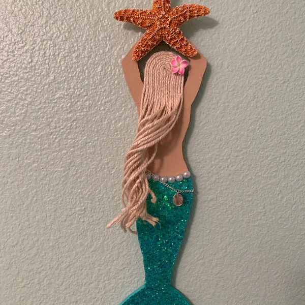 Mermaid Wall Hanging Etsy