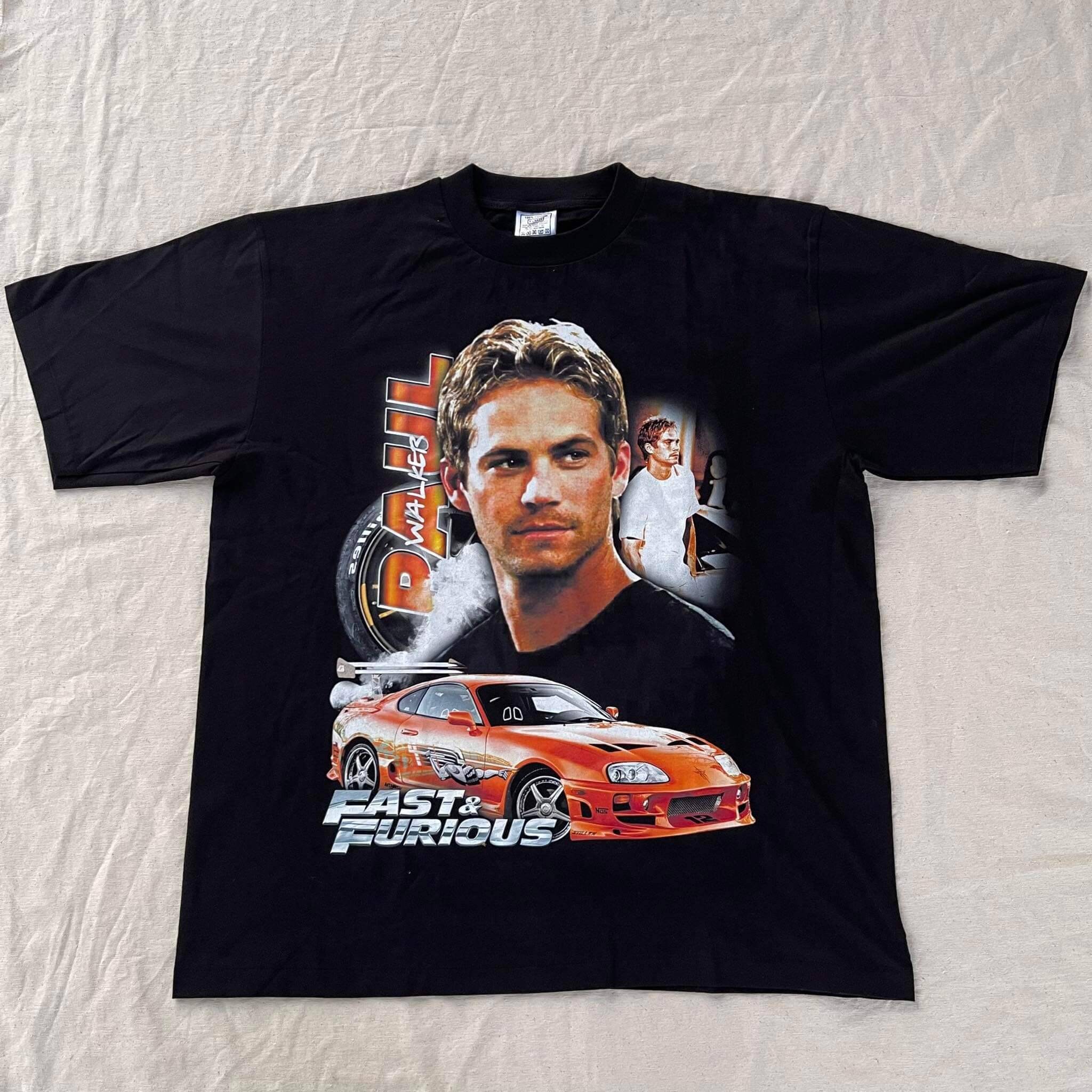 The Fast and the Furious Paul Walker 2021 Boot Tshirt Etsy