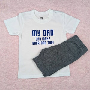 My Dad Can Make Your Dad Tap Jiu Jitsu bodysuit, Jiu-Jitsu bodysuit baby bodysuit, mother's day, new parents, jiu-jitsu, father's day, mma