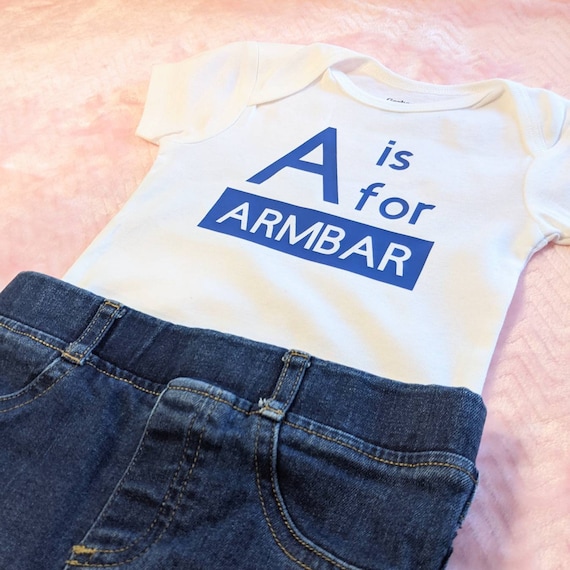 A is for Armbar Baby Jiu Jitsu Bodysuit Jiujitsu Bodysuit Etsy