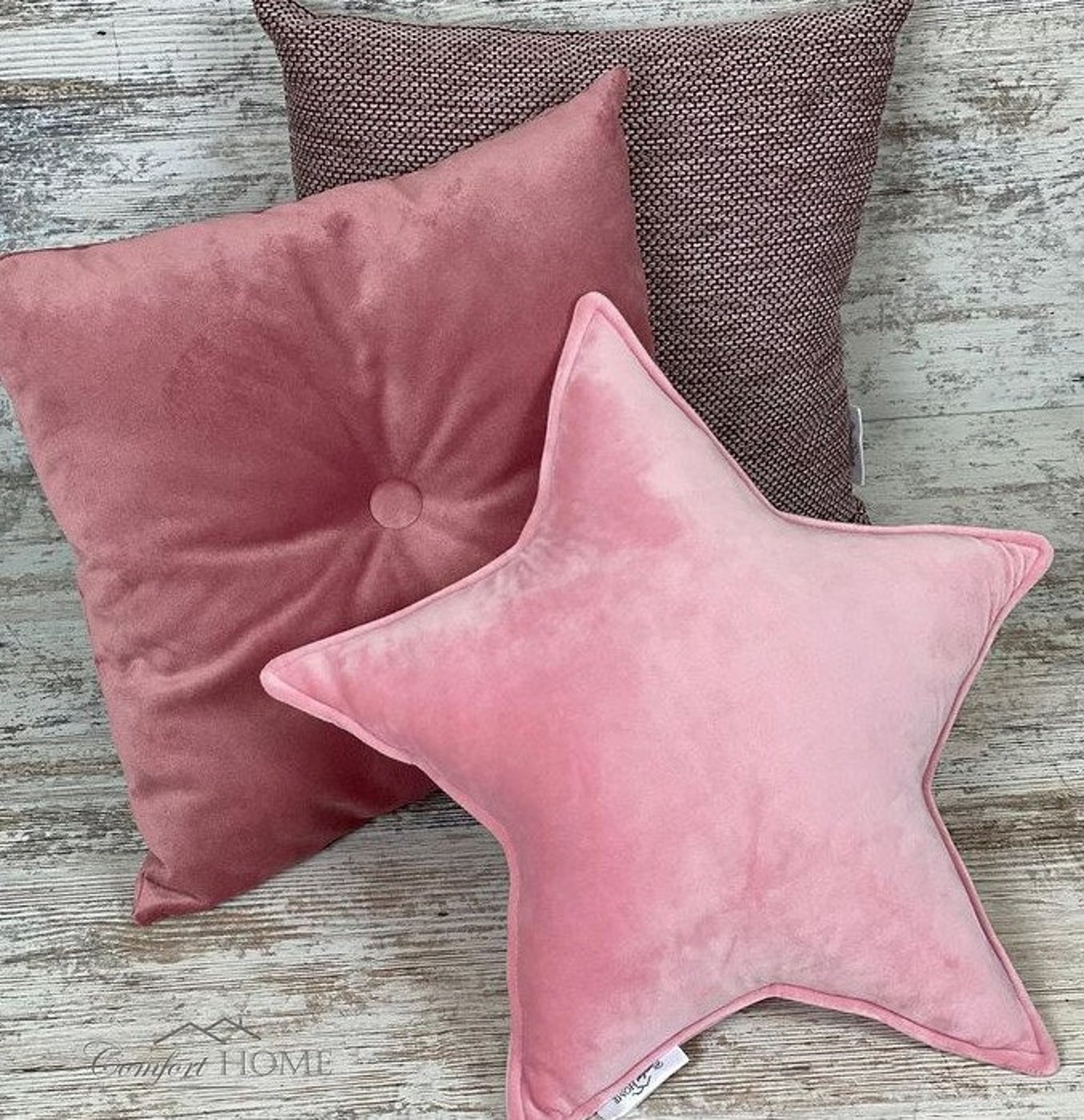 Velvet Star Cushion Star Pillow Velvet Pillow Star Design Star Etsy UK