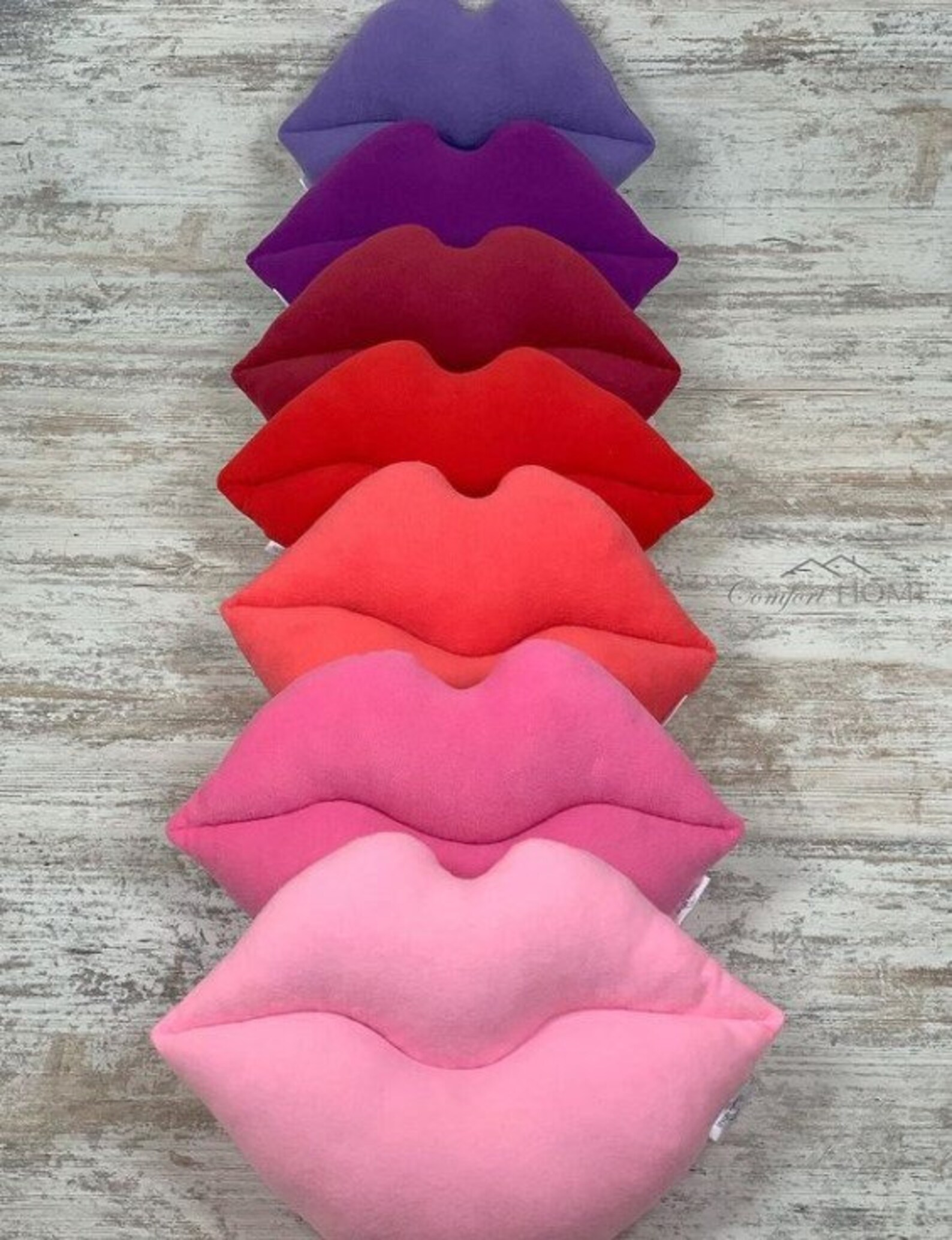 Soft Pink Pillow Lips Lips Pillow Design Shaped Lip Pillow Etsy