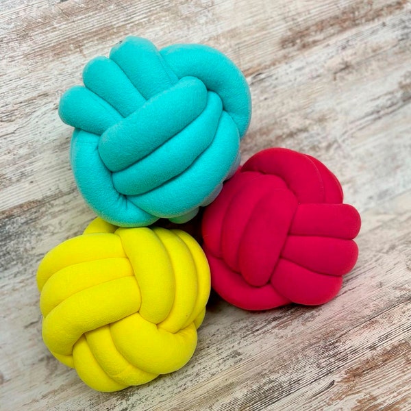 Knot Pillow Etsy