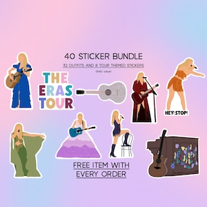  200PCS Taylor Music Sticker for Adult, Female Pop Singer Swift  Ablum Stickers for Teen Girl, Waterproof Vinyl Sticker for Water Bottle  Laptop Phone Skateboard Bike Party Favors : Toys & Games