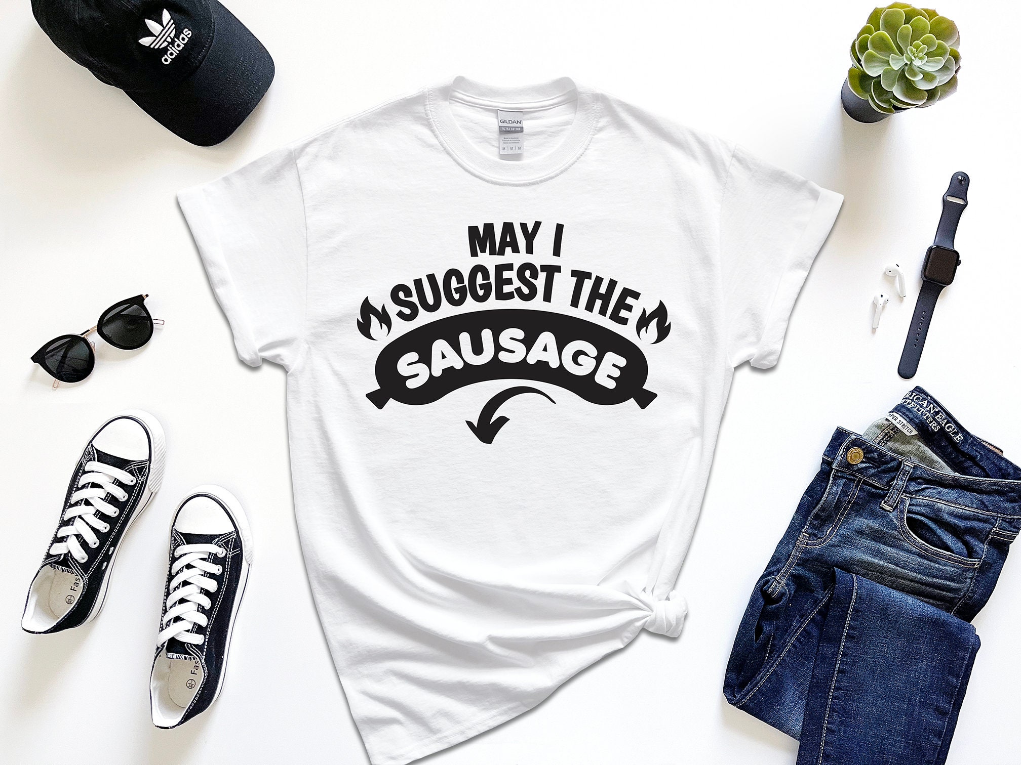 May I Suggest the Sausage SVG Adult Humor SVG Funny Saying Etsy
