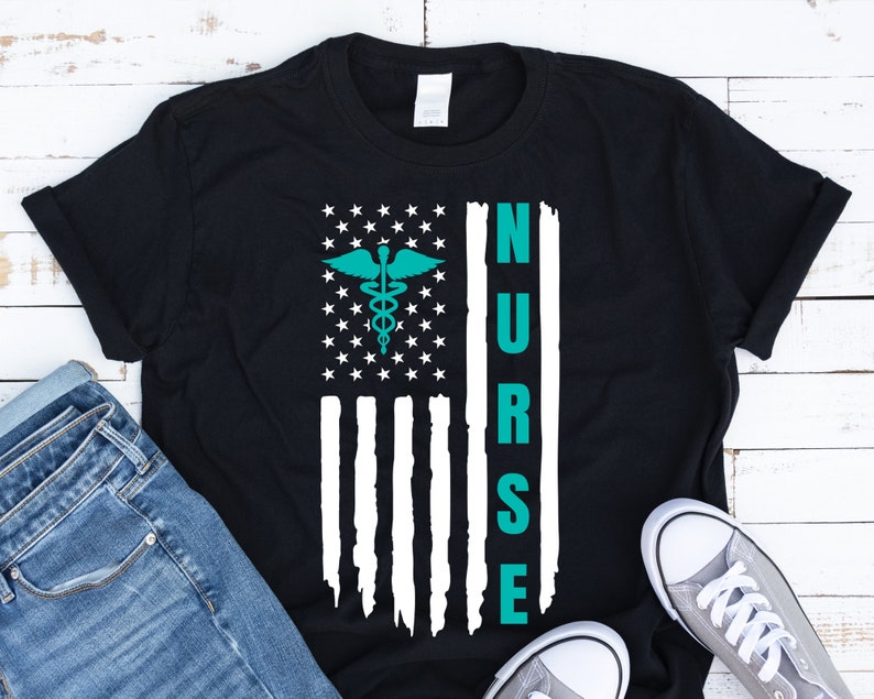 Nurse American Flag SVG Nurse Flag Nurse SVG Nurse 4th Etsy