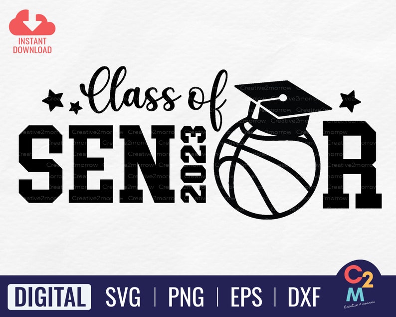 Basketball Senior 2023 SVG Class of 2023 Shirt Basketball Etsy Australia
